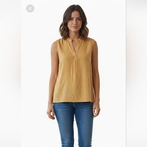Chaser Glades Tank Top - Sz Small - Parchment (Gold) NWT